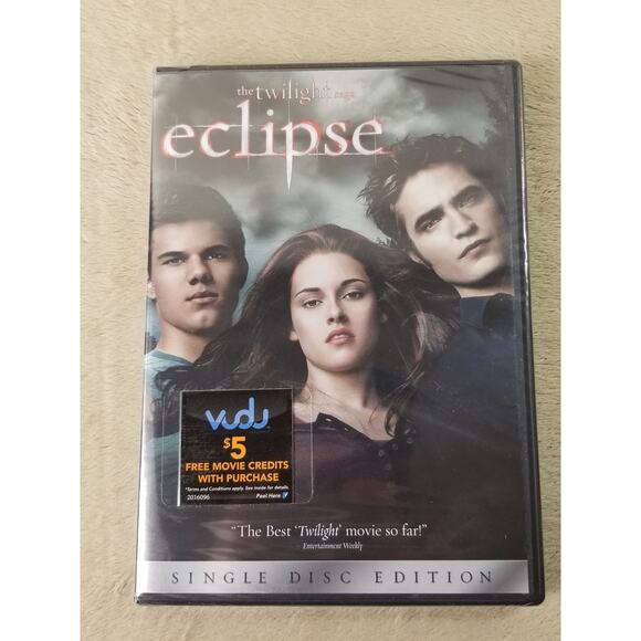 The Twilight Saga Eclipse 1 Disc DVD Sealed Dolby Digital 2010 Summit - Picture 1 of 7